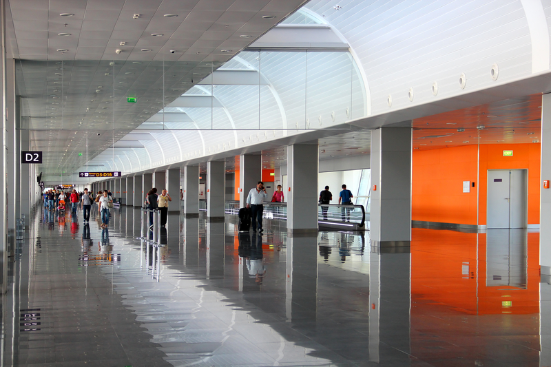 KBP Airport has two passenger terminals. 